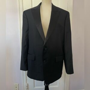 Lauren Ralph Lauren Men’s Black Wool Blazer – 44R – Classic Two‑Button